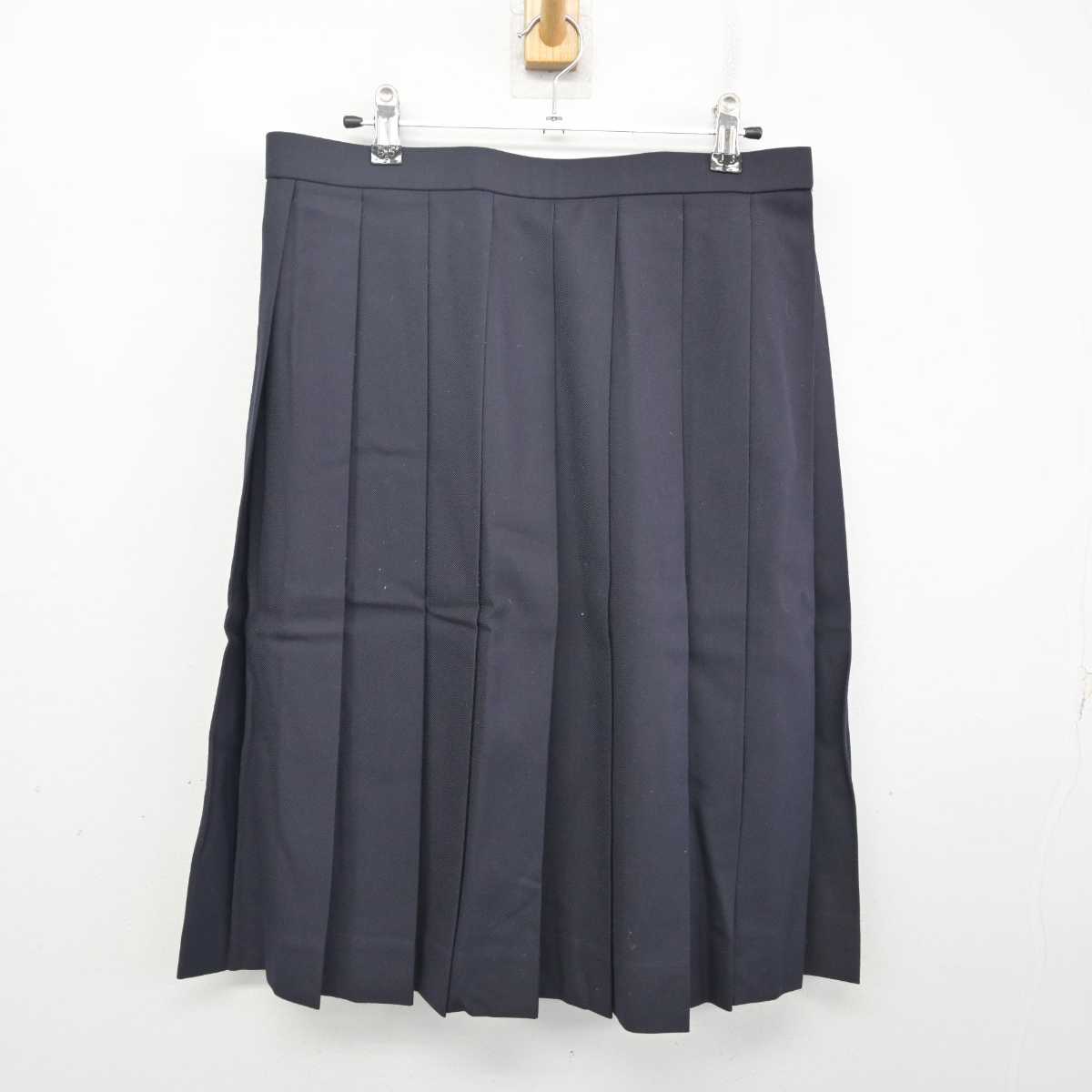 【中古】福岡県 武蔵台高等学校 女子制服 5点 (ブレザー・ニット・シャツ・スカート) sf088563