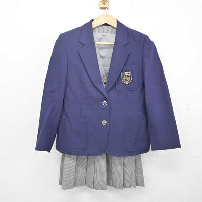 【中古】東京都 農産高等学校 女子制服 3点 (ブレザー・ベスト・スカート) sf088575