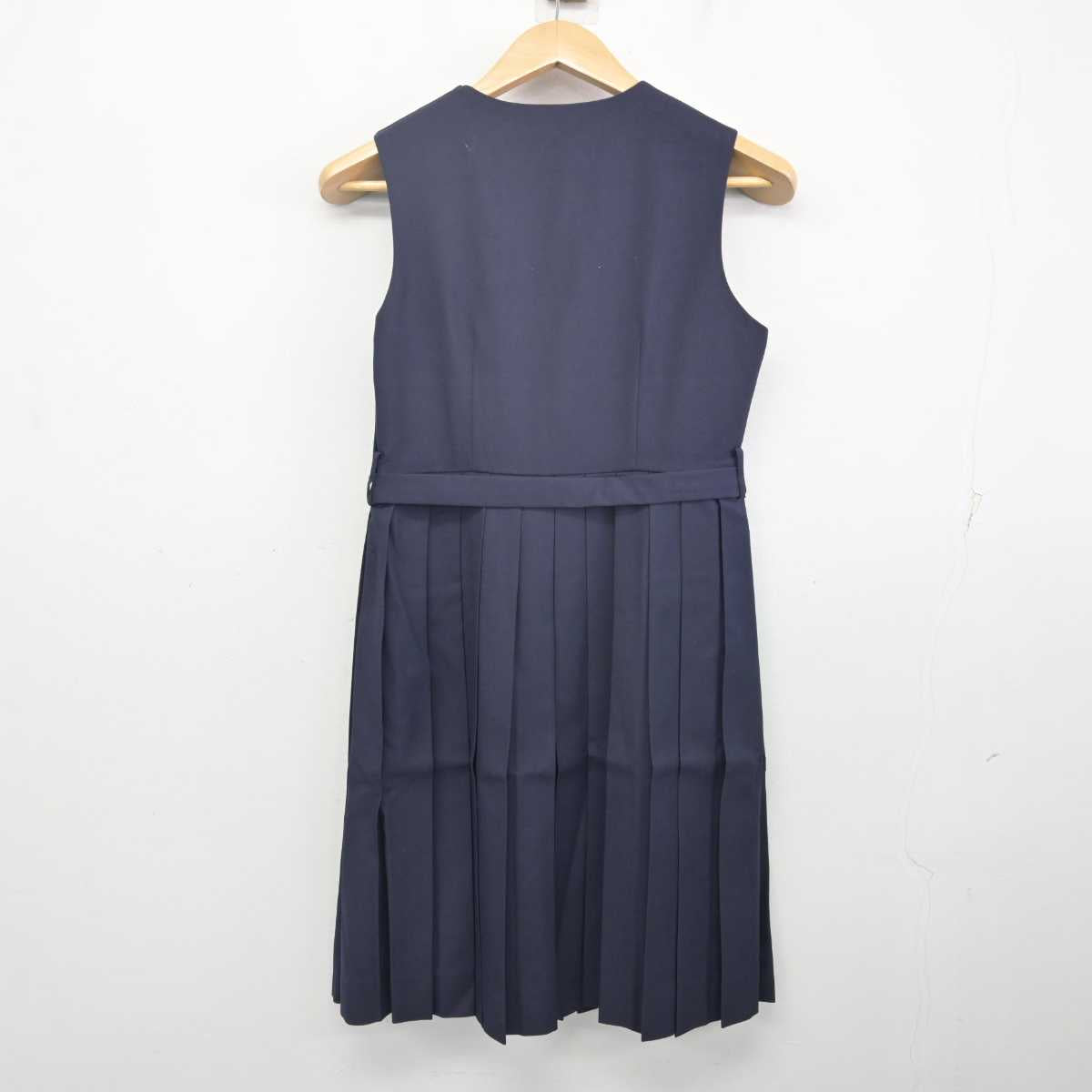 【中古】東京都 青戸中学校 女子制服 3点 (セーラー服・ジャンパースカート) sf088577