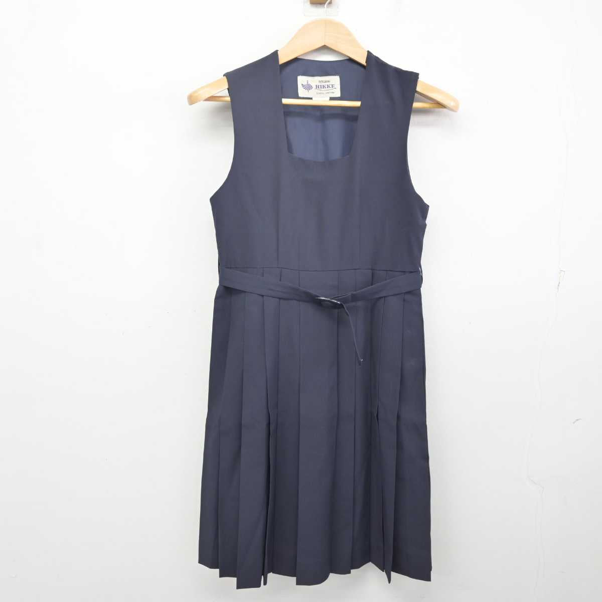 【中古】東京都 青戸中学校 女子制服 1点 (ジャンパースカート) sf088578