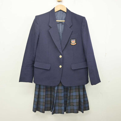 【中古】埼玉県 高麗川中学校 女子制服 2点 (ブレザー・スカート) sf088581