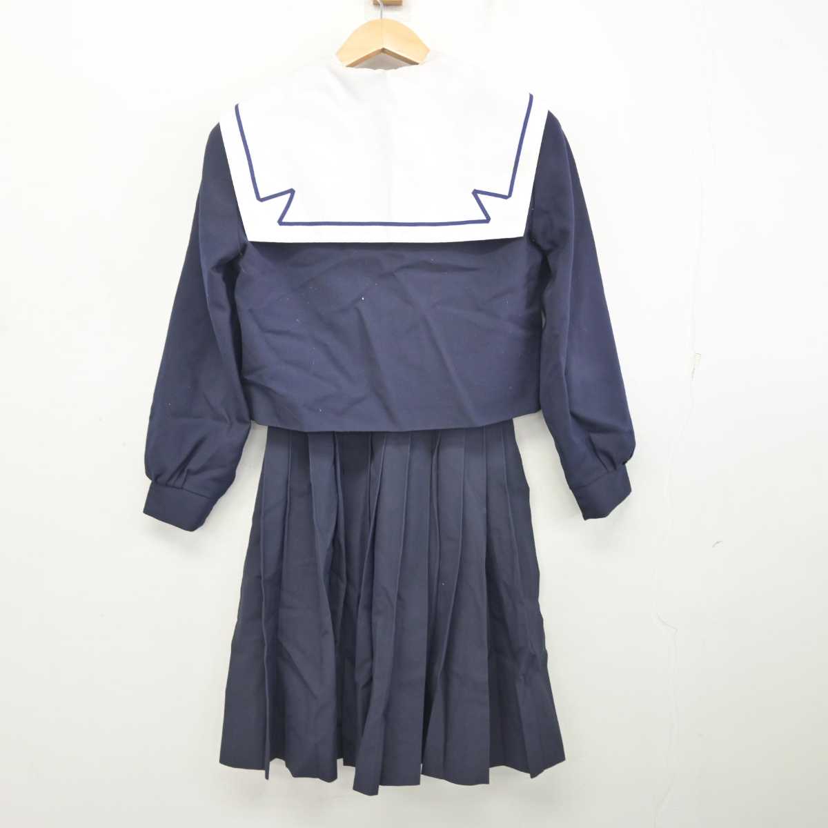 【中古】愛知県 若葉中学校 女子制服 3点 (セーラー服・スカート) sf088584