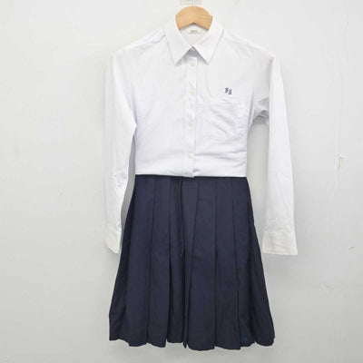 【中古】北海道 函館大学付属柏稜高等学校 女子制服 4点 (ブレザー・シャツ・スカート) sf088585