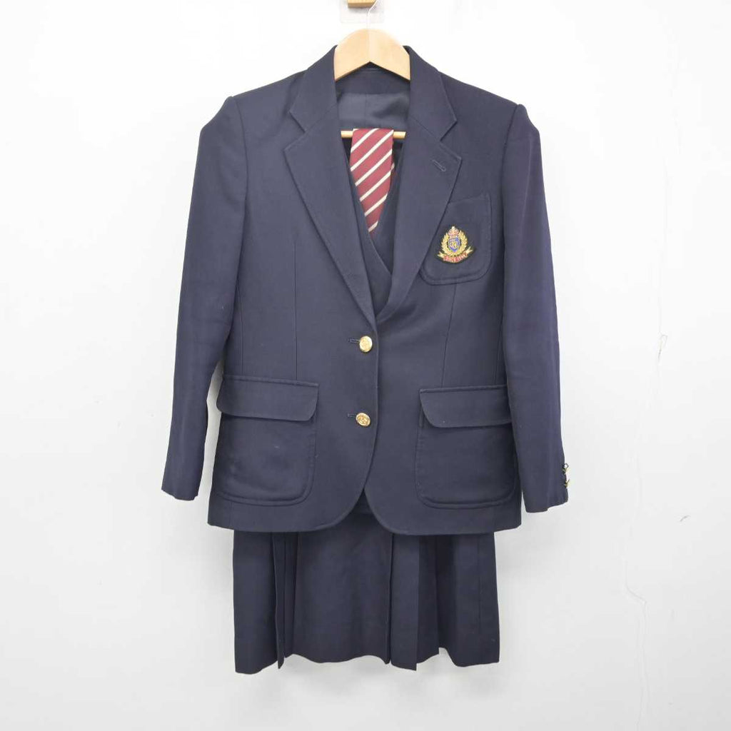 中古】東京都 東海大学付属高輪台高等学校 女子制服 4点 (ブレザー 