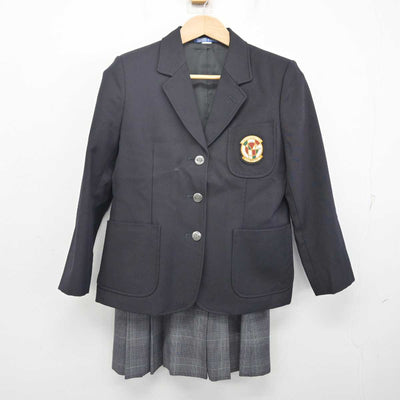 【中古】東京都 朋優学院高等学校 女子制服 2点 (ブレザー・スカート) sf088595