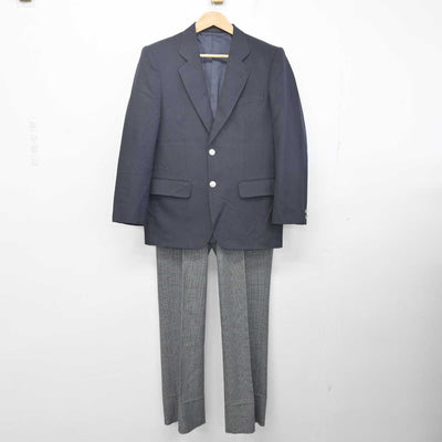 【中古】東京都 飛鳥中学校 男子制服 2点 (ブレザー・ズボン) sf088600