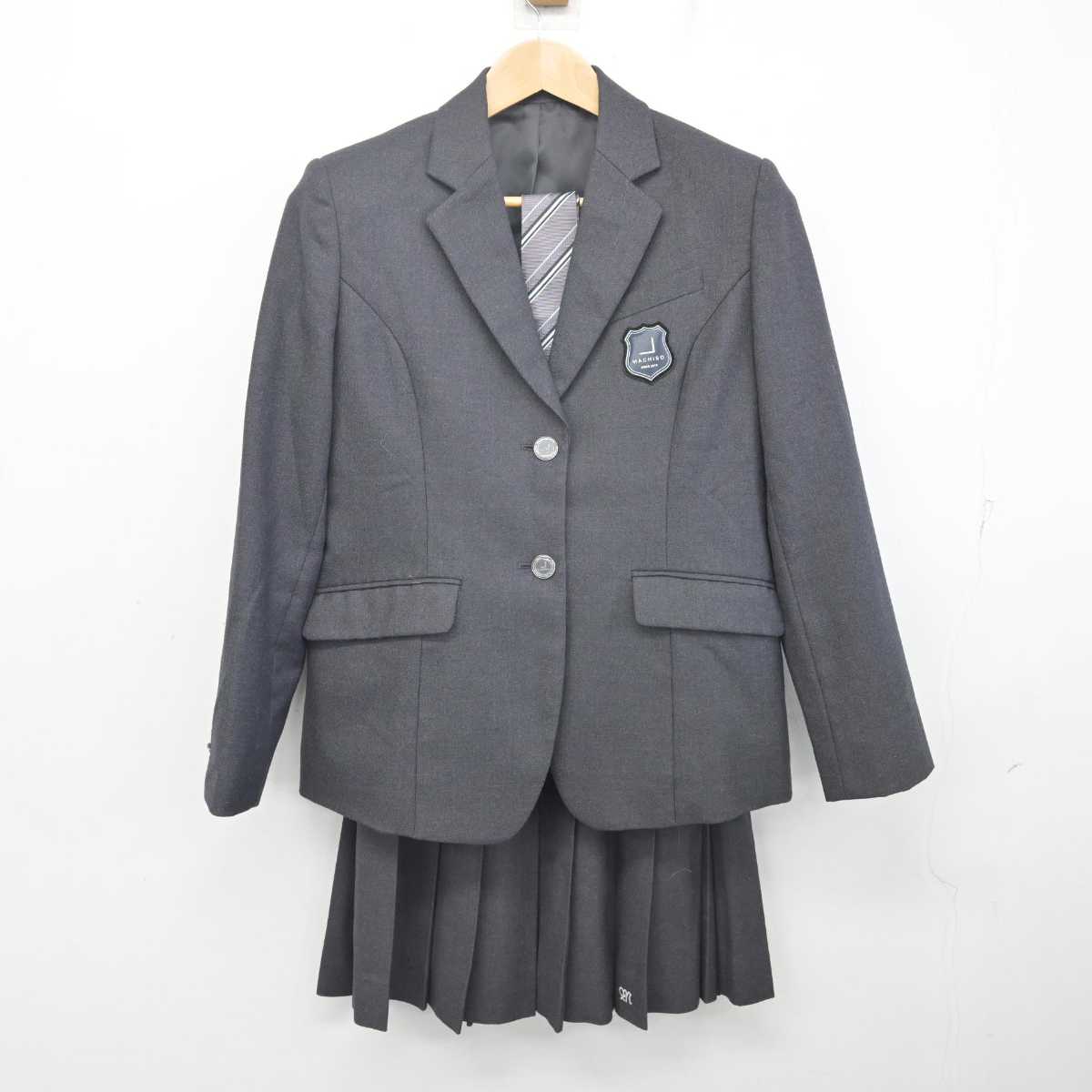 【中古】東京都 町田総合高等学校 女子制服 3点 (ブレザー・スカート) sf088618