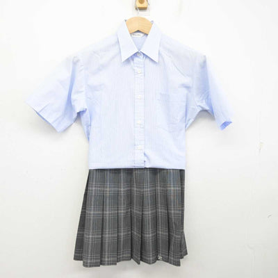 【中古】東京都 町田総合高等学校 女子制服 2点 (シャツ・スカート) sf088620