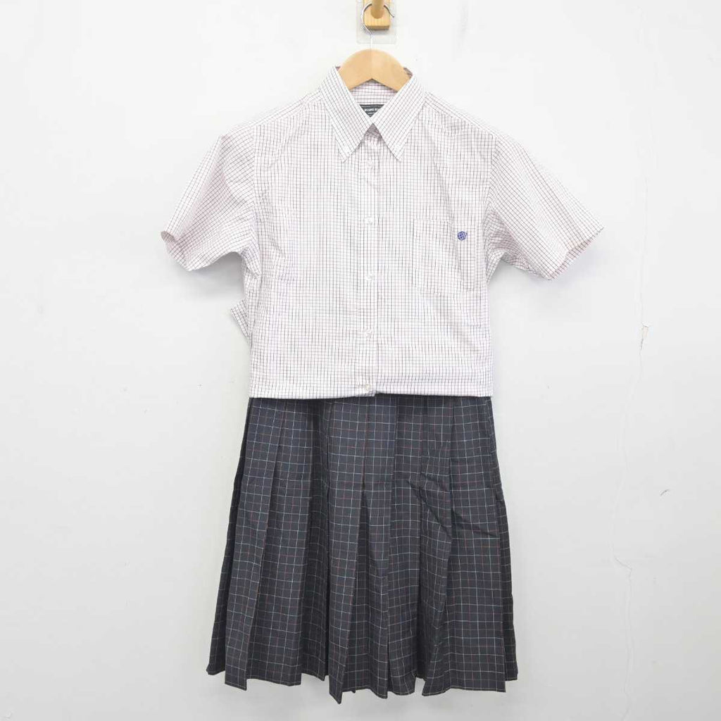 中古】愛知県 愛知総合工科高等学校 女子制服 2点 (シャツ・スカート 