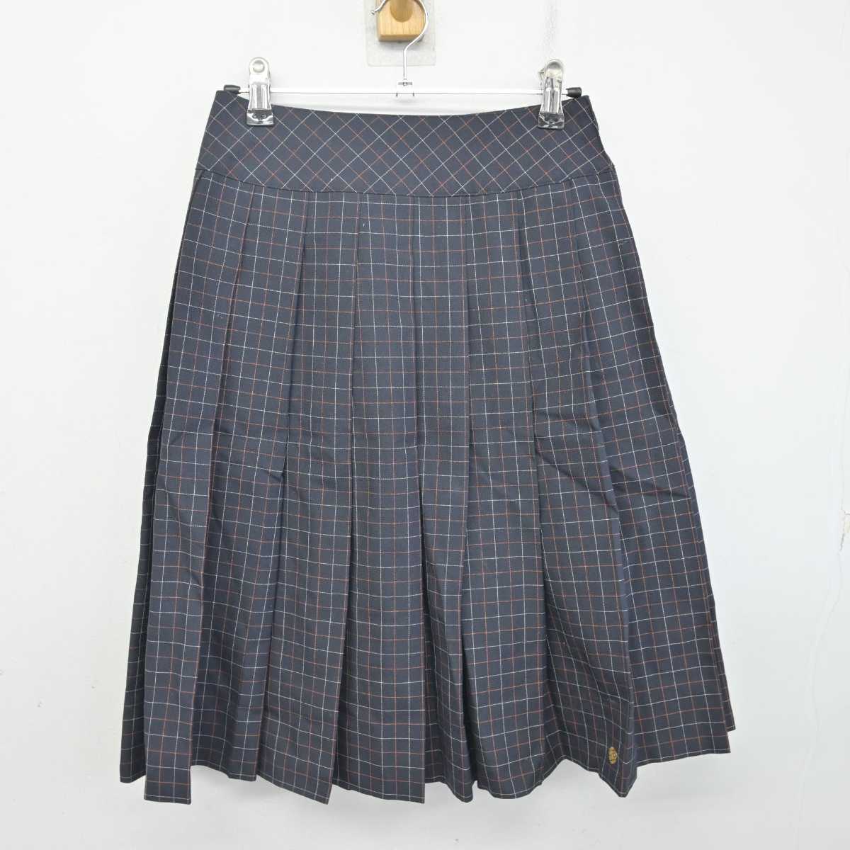 中古】愛知県 愛知総合工科高等学校 女子制服 2点 (シャツ・スカート