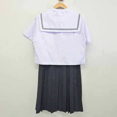 【中古】 学校名不明 女子制服 3点 (セーラー服・スカート) sf088640