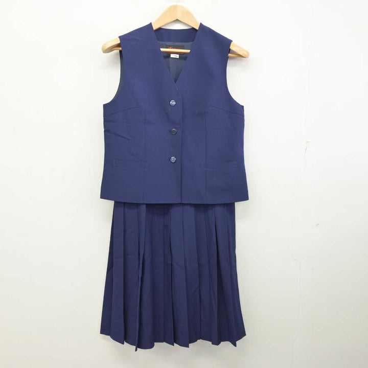 中古】千葉県 八街南中学校 女子制服 2点 (ベスト・スカート) sf088887 中古】千葉県 八街南中学校 女子制服 2点 (ベスト・スカート) sf088887