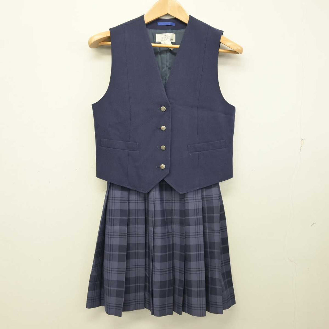 中古】栃木県 白鴎大学足利高等学校 女子制服 4点 (ブレザー
