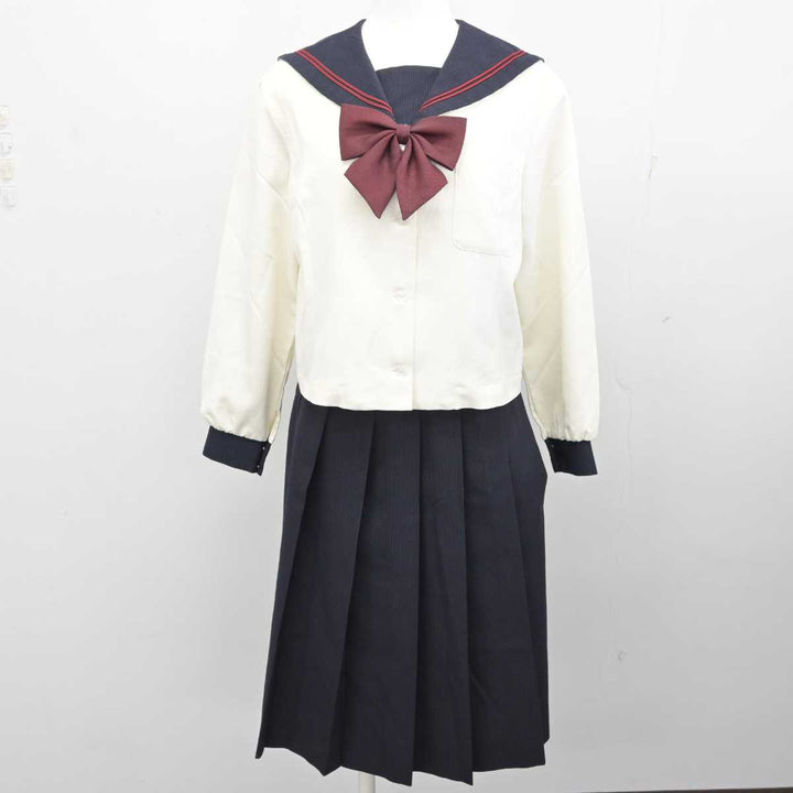 中古】広島県 広島商業高等学校/旧制服 女子制服 4点 (ブレザー