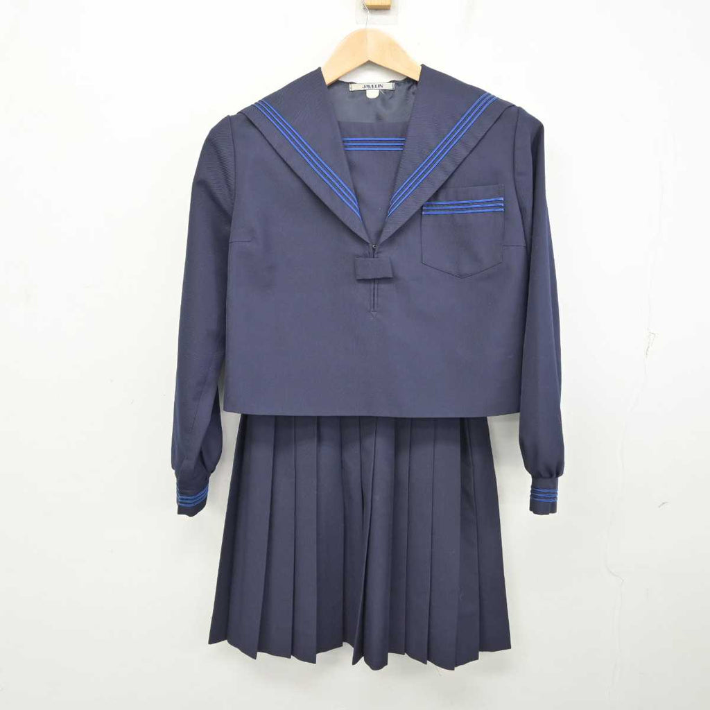 中古】神奈川県 日吉中学校 女子制服 2点 (セーラー服・スカート 中古】神奈川県 日吉中学校 女子制服 2点 (セーラー服・スカート