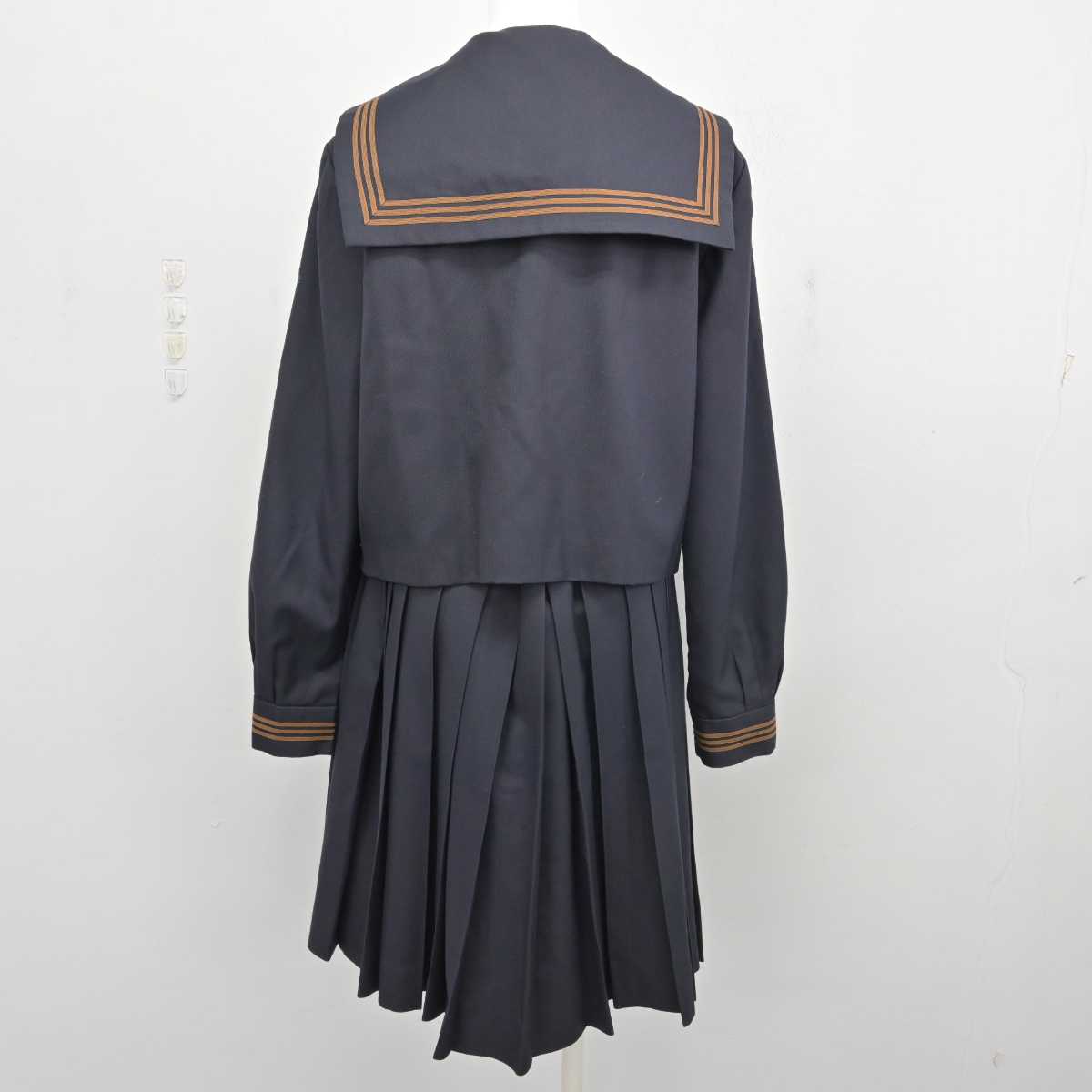 中古】東京都 関東国際高等学校 女子制服 4点 (セーラー服 中古】東京都 関東国際高等学校 女子制服 4点 (セーラー服