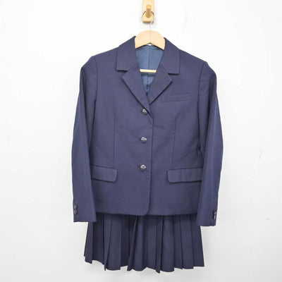 【中古】滋賀県 大津高等学校 女子制服 3点 (ブレザー・スカート・スカート) sf089294