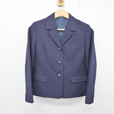 【中古】滋賀県 大津高等学校 女子制服 3点 (ブレザー・スカート・スカート) sf089294