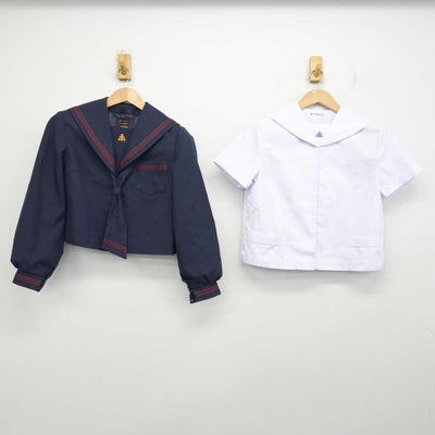 【中古】長崎県 西諫早中学校/旧制服 女子制服 3点 (セーラー服・セーラー服) sf089441