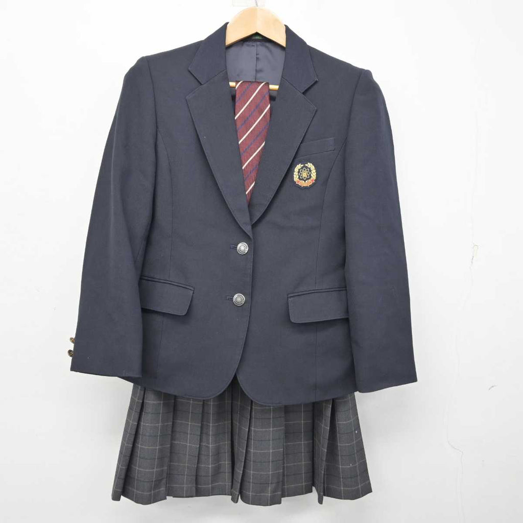 中古】広島県 広島工業大学高等学校 女子制服 3点 (ブレザー 中古】広島県 広島工業大学高等学校 女子制服 3点 (ブレザー