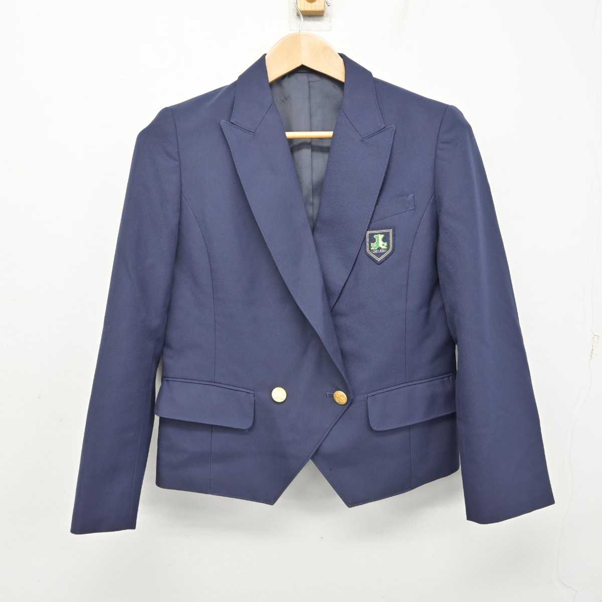 【中古】愛知県 星城高等学校 女子制服 2点 (ブレザー・スカート) sf089480