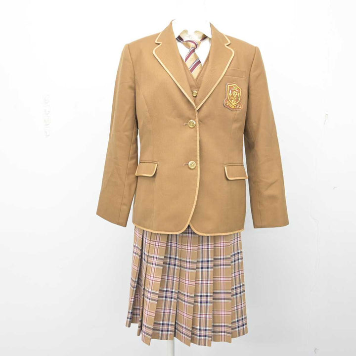中古】栃木県 作新学院高等学校 女子制服 6点 (ブレザー・ベスト 中古】栃木県 作新学院高等学校 女子制服 6点 (ブレザー・ベスト