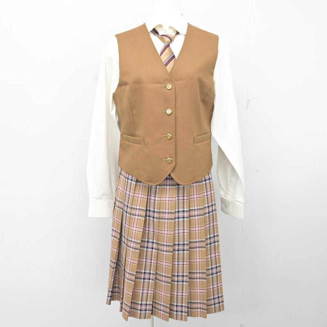 中古】栃木県 作新学院高等学校 女子制服 6点 (ブレザー・ベスト 中古】栃木県 作新学院高等学校 女子制服 6点 (ブレザー・ベスト