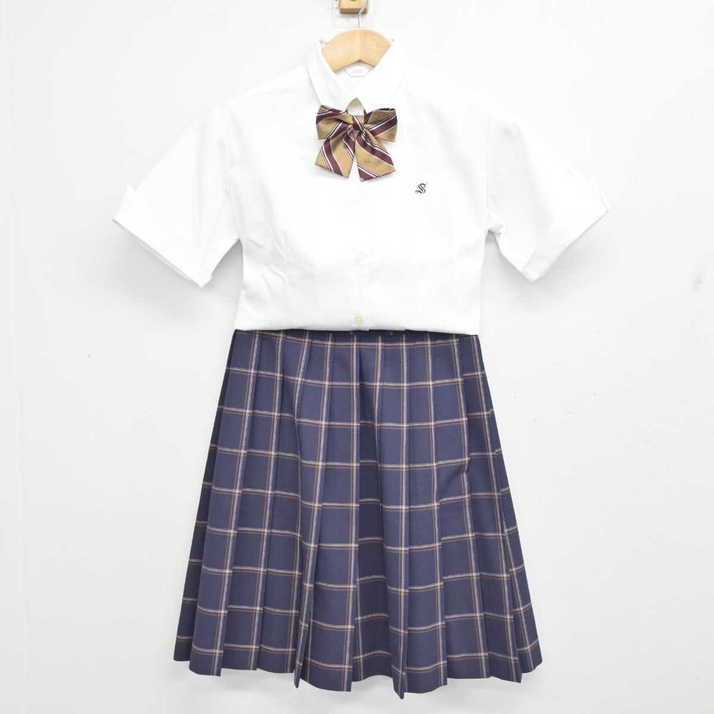 中古】栃木県 作新学院高等学校 女子制服 4点 (ブラウス 中古】栃木県 作新学院高等学校 女子制服 4点 (ブラウス