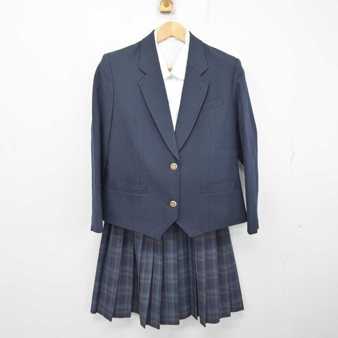 千葉敬愛男子ブレザー175A 中古】千葉県 千葉敬愛高等学校 女子制服 3点 (ブレザー・シャツ