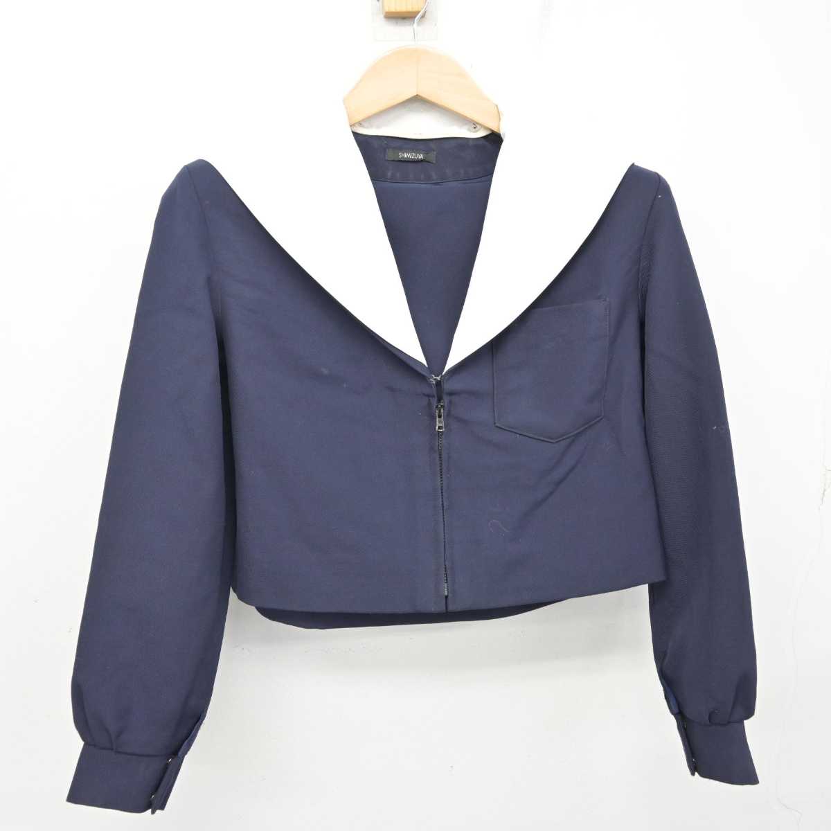 【中古】愛知県 日比野中学校 女子制服 2点 (セーラー服・スカート) sf089704