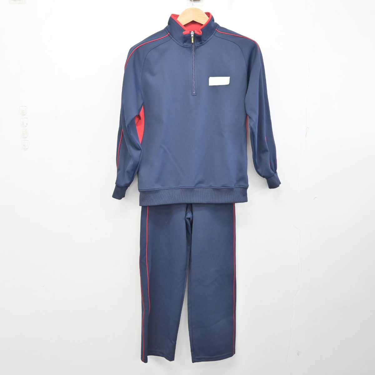 【中古】岡山県 明誠学院高等学校 女子制服 2点 (ジャージ 上・ジャージ 下) sf089739