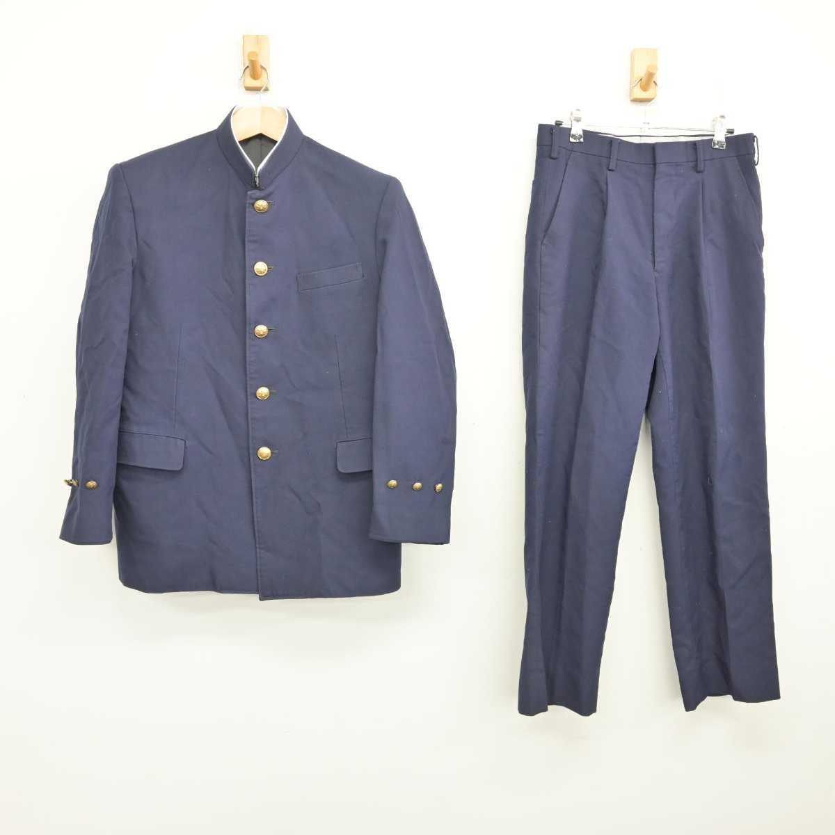 中古】広島県 尾道北高等学校 男子制服 2点 (学ラン・ズボン