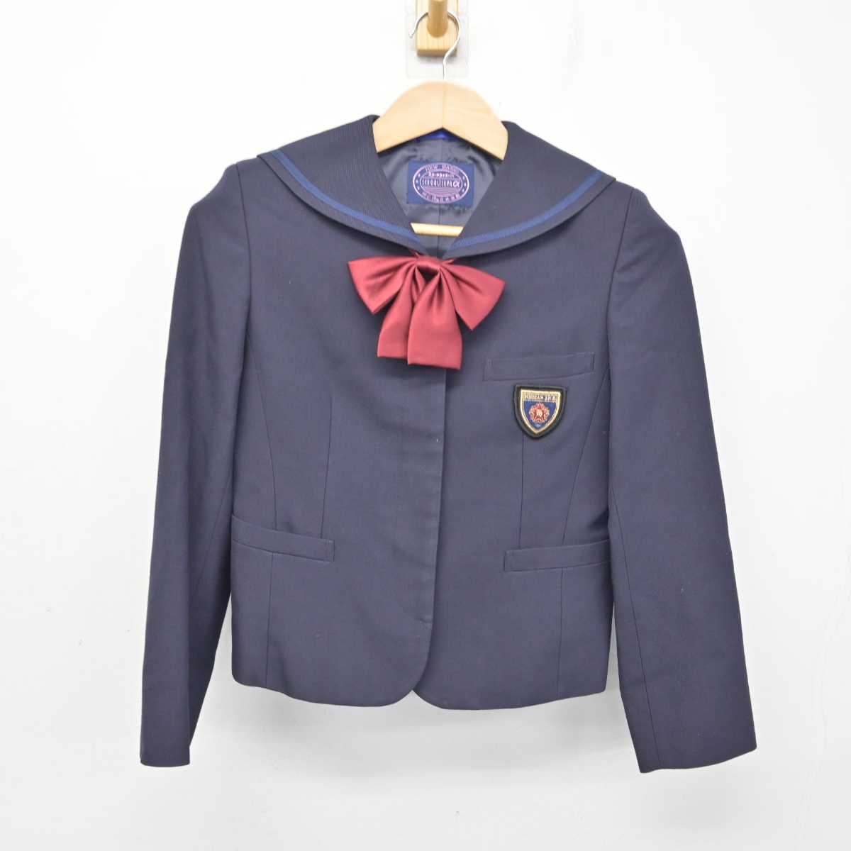【中古】滋賀県 比叡山中学校/旧制服 女子制服 3点 (ブレザー・スカート) sf089887