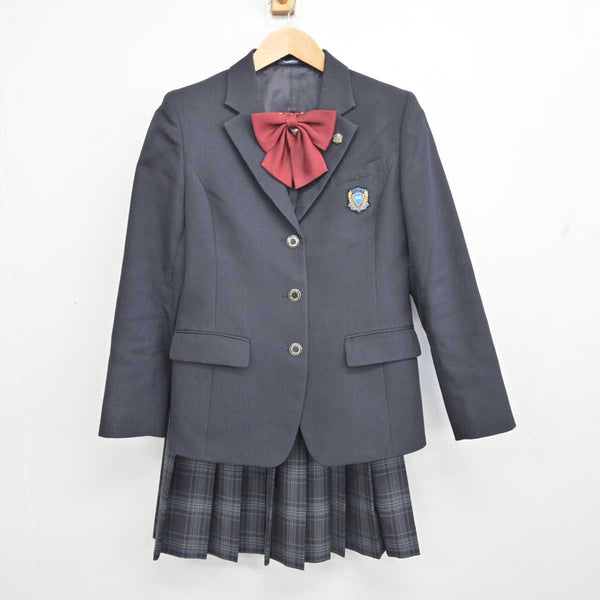 花奈@プロフ必読 制服ブレザー 中古】茨城県 波崎高等学校 女子制服 5点 (ブレザー・スカート