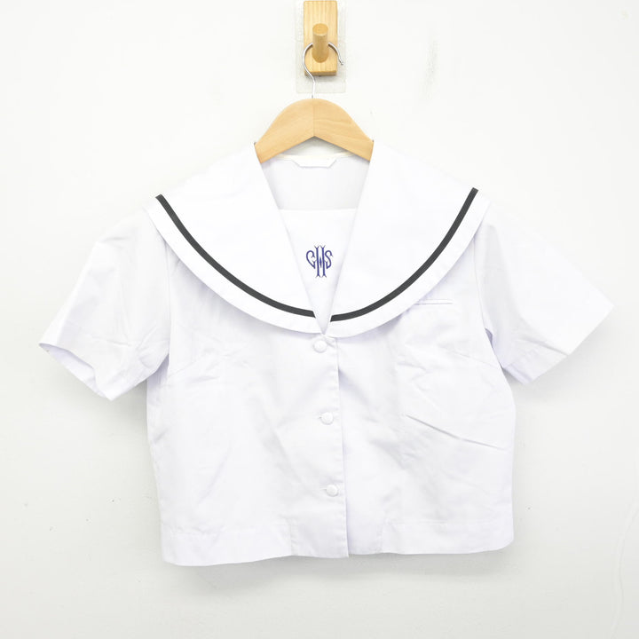 那覇商業高校 セーラー服 中古】沖縄県 那覇商業高等学校 女子制服 2点 (セーラー服