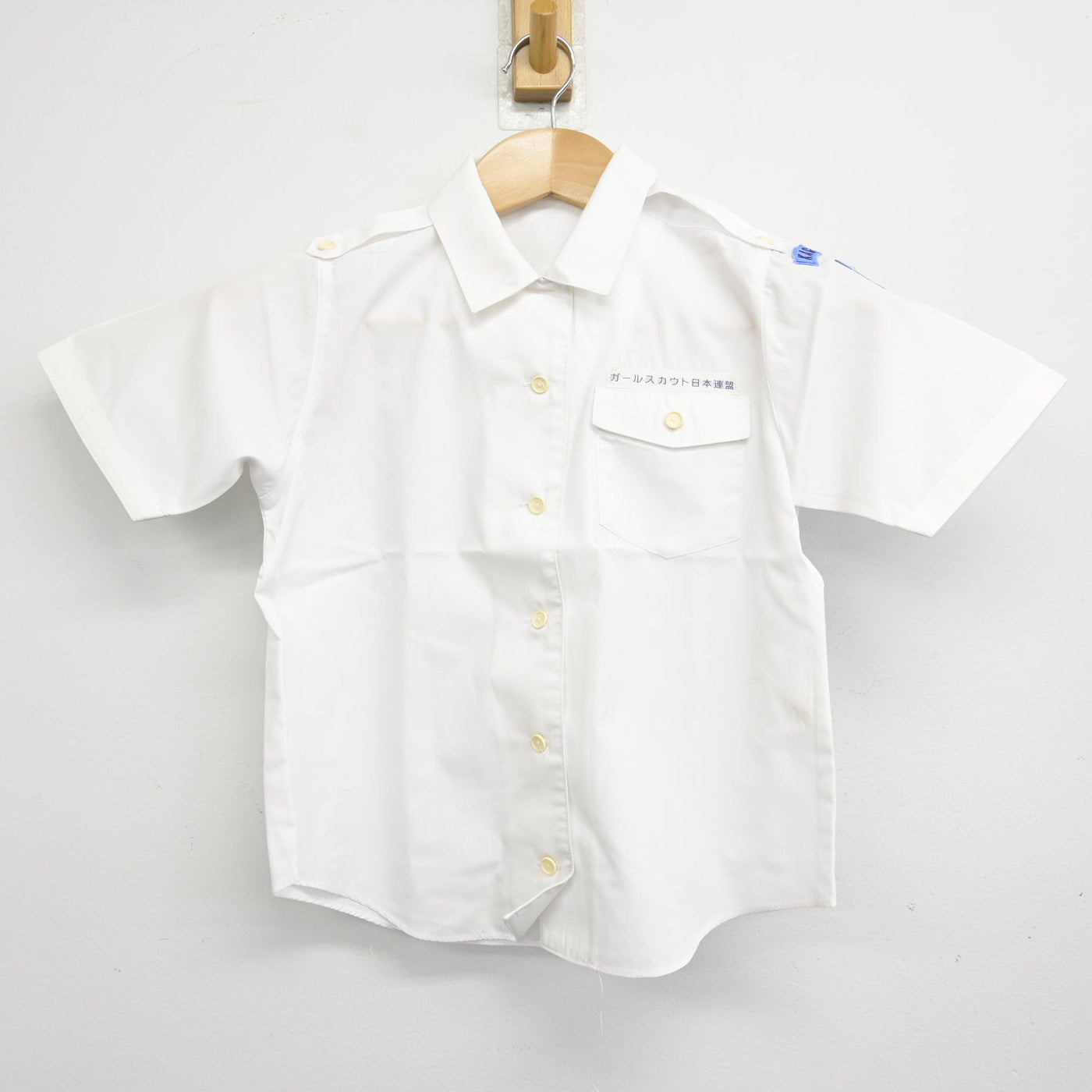よこ ガールスカウト制服　130cm 中古】東京都 東横学園小学校 女子制服 4点 (セーラー服