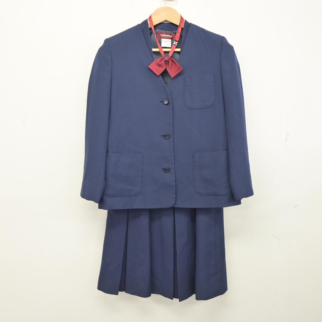 U31/S896(/箱)茨城県 結城中学校 女子制服8点 /165A/M/L/W63/