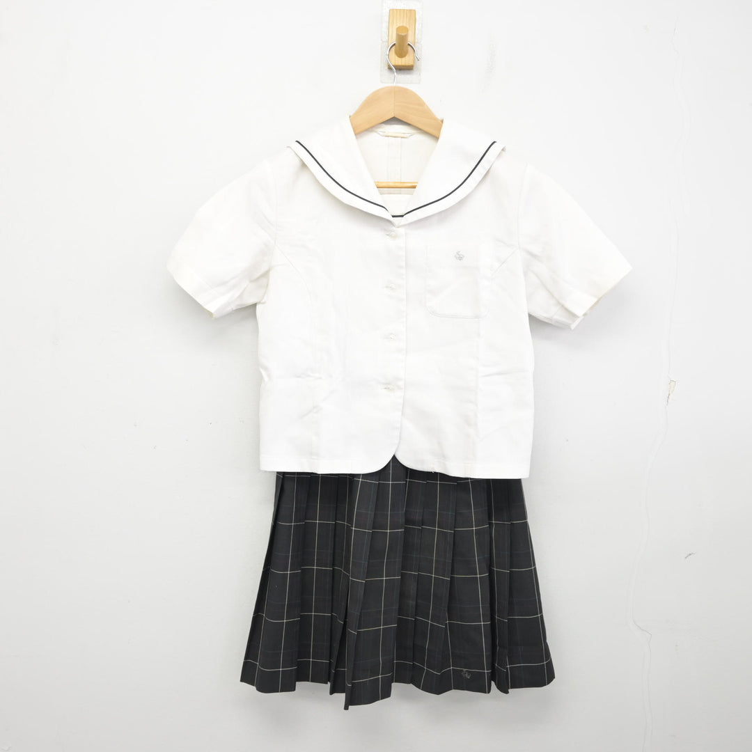 お手頃価格 中古】栃木県 (セーラー服 2点 女子制服 さくら清修高等学校 学生服