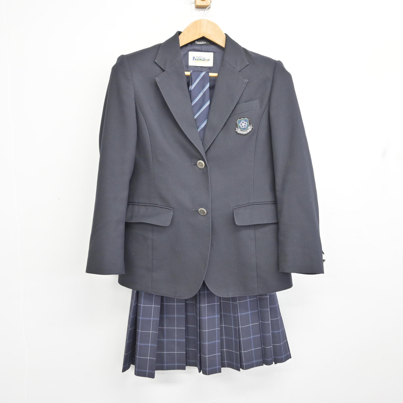 【中古】東京都 城東高等学校 女子制服 4点 (ブレザー・スカート・スカート) sf090225