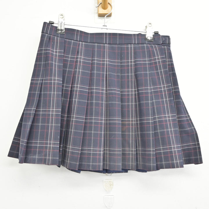 中古】神奈川県 百合丘高等学校 女子制服 2点 (ニット・スカート
