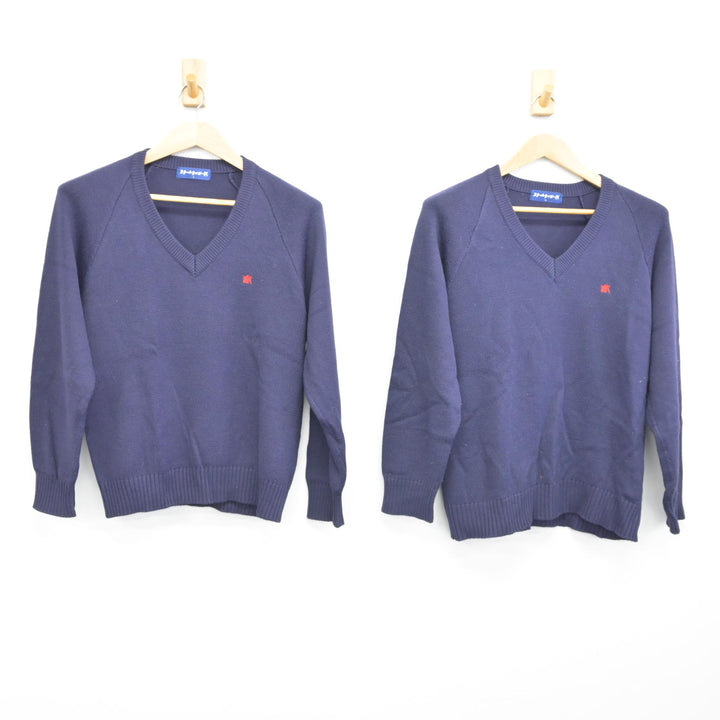中古】栃木県 白鴎大学足利高等学校 女子制服 2点 (ニット 中古】栃木県 白鴎大学足利高等学校 女子制服 2点 (ニット