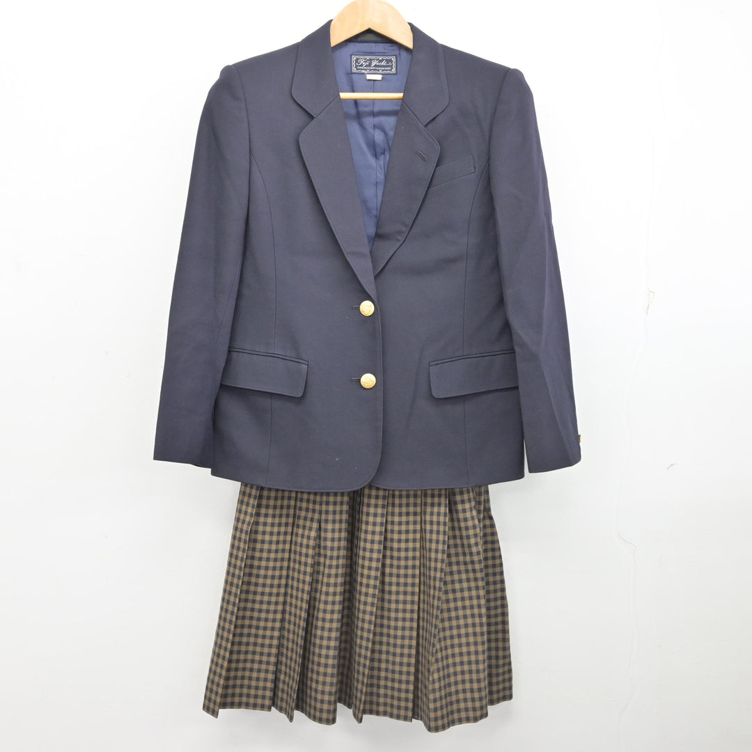 中古】大阪府 茨木西高等学校 女子制服 2点 (ブレザー・スカート