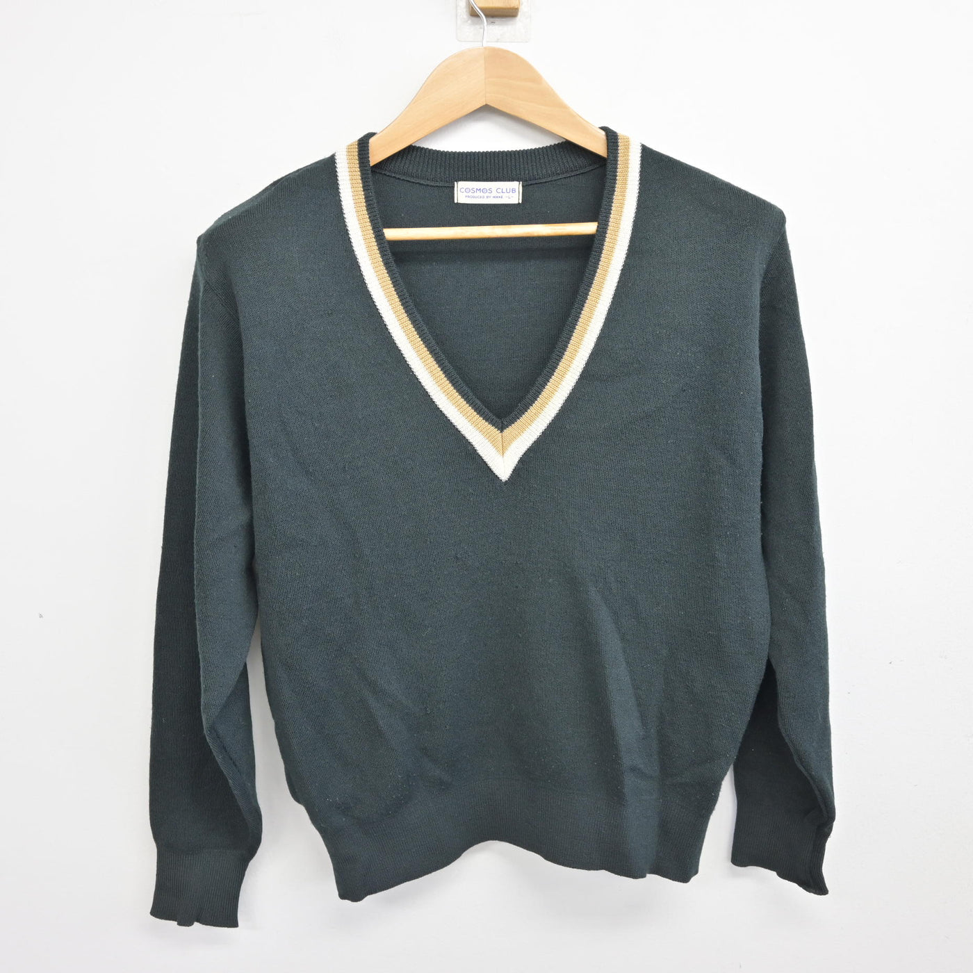 【中古】岐阜県 大垣桜高等学校 女子制服 3点 (ニット・ニットベスト) sf090326