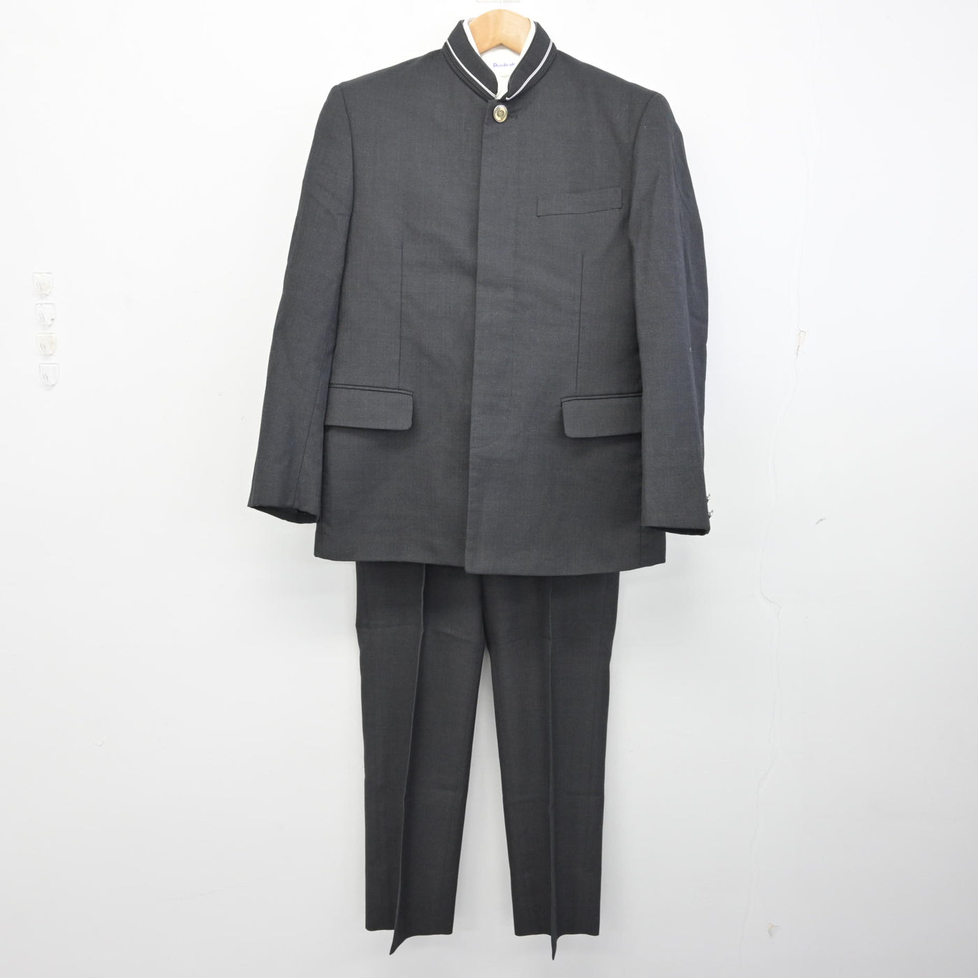 中古】埼玉県 川越初雁高等学校 男子制服 3点 (学ラン・シャツ