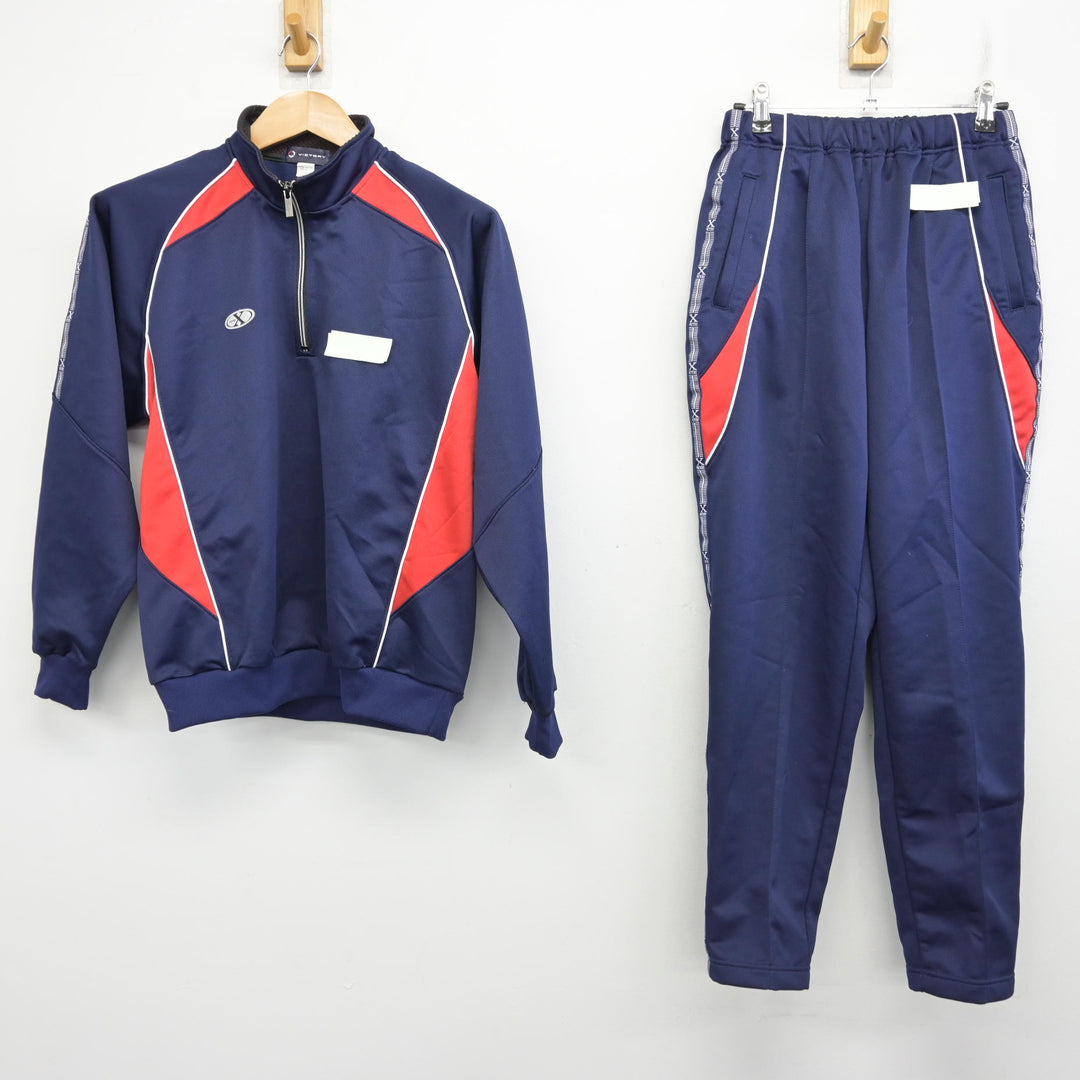 中古】埼玉県 川越初雁高等学校 男子制服 2点 (ジャージ 上・ジャージ