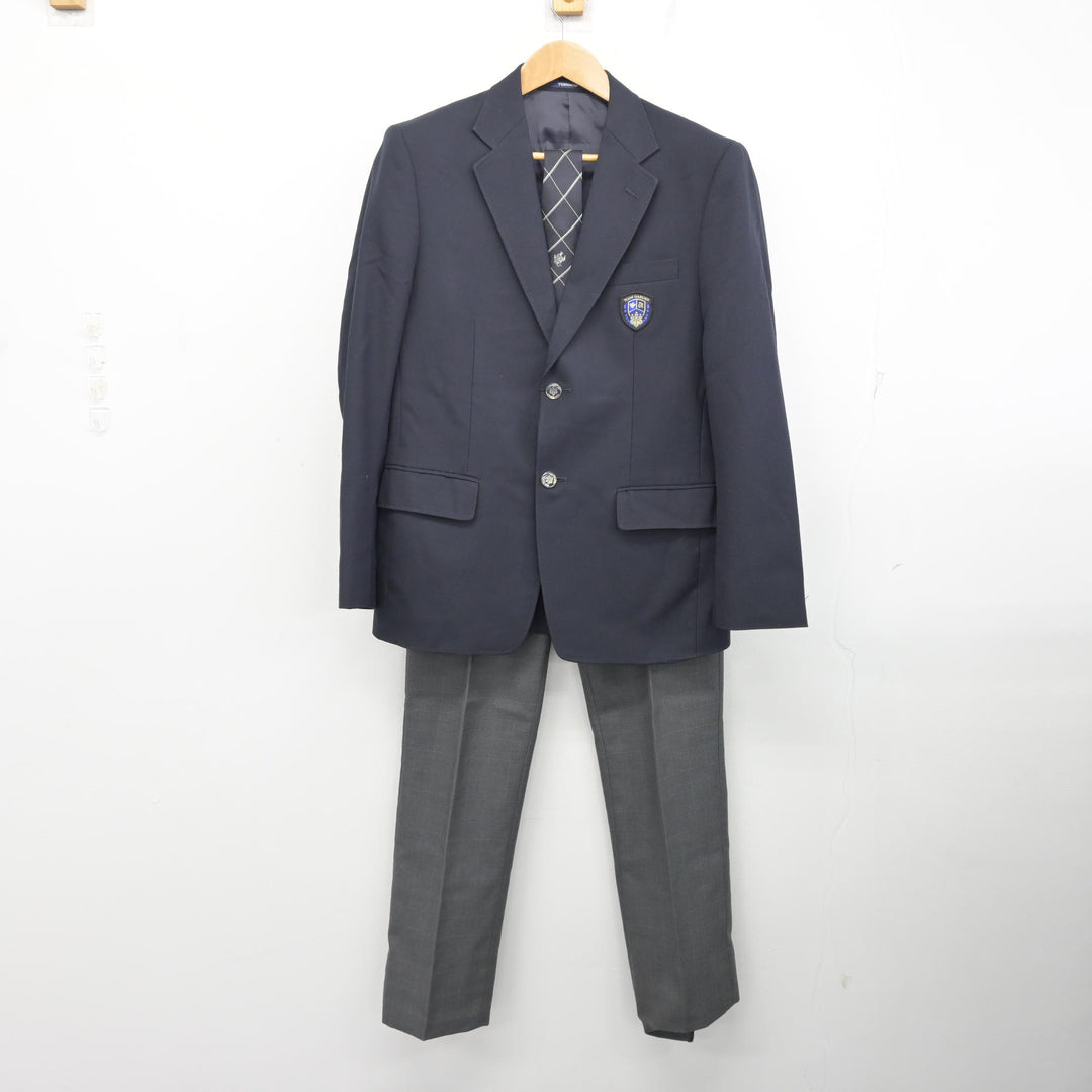 中古】神奈川県 桐蔭学園高等学校 男子制服 3点 (ブレザー