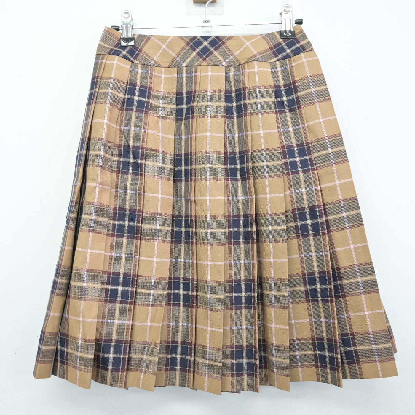 【中古】埼玉県 正智深谷高等学校 女子制服 2点 (シャツ・スカート) sf090552