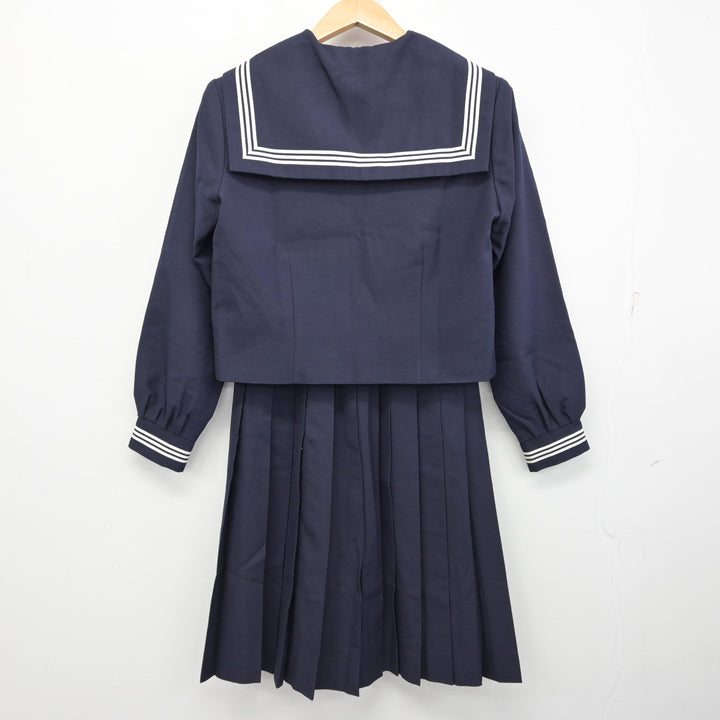 中古】埼玉県 忍中学校 女子制服 2点 (セーラー服・スカート 中古】埼玉県 忍中学校 女子制服 2点 (セーラー服・スカート
