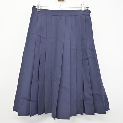 【中古】埼玉県 里中学校 女子制服 3点 (ベスト・シャツ・スカート) sf090571