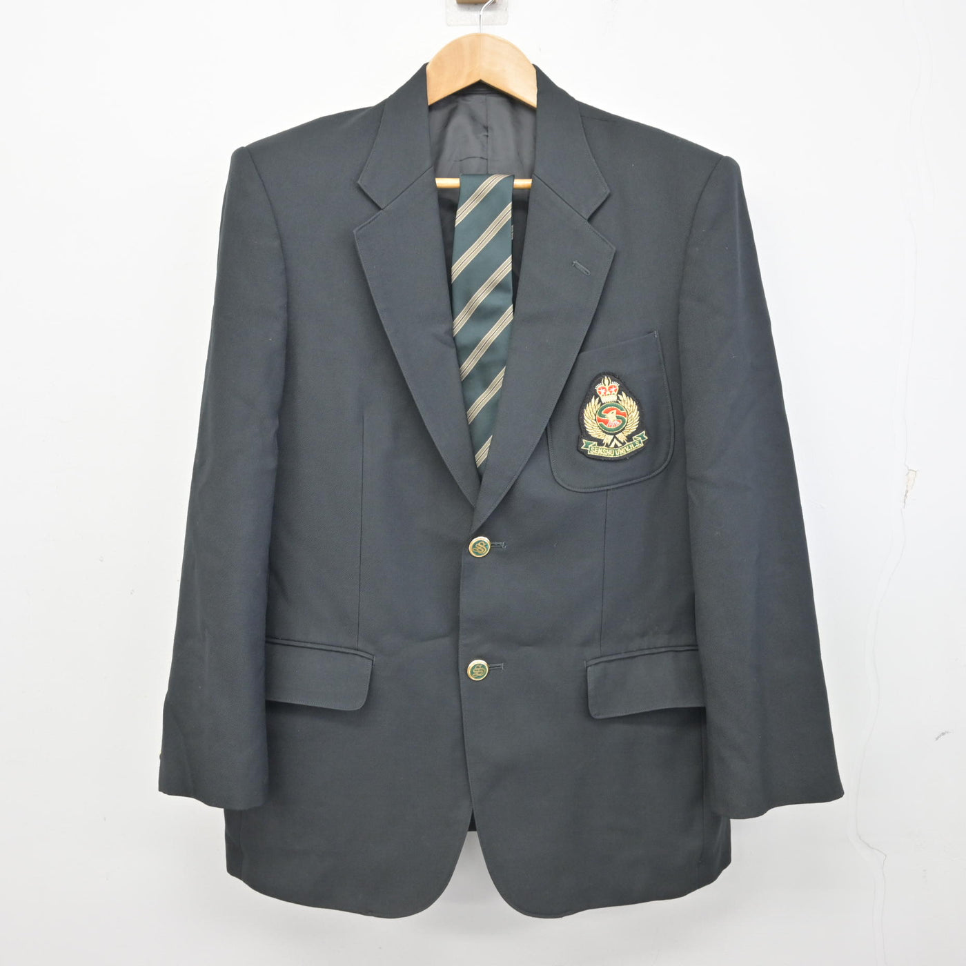 【中古】東京都 専修大学附属高等学校 男子制服 2点 (ブレザー) sf090604